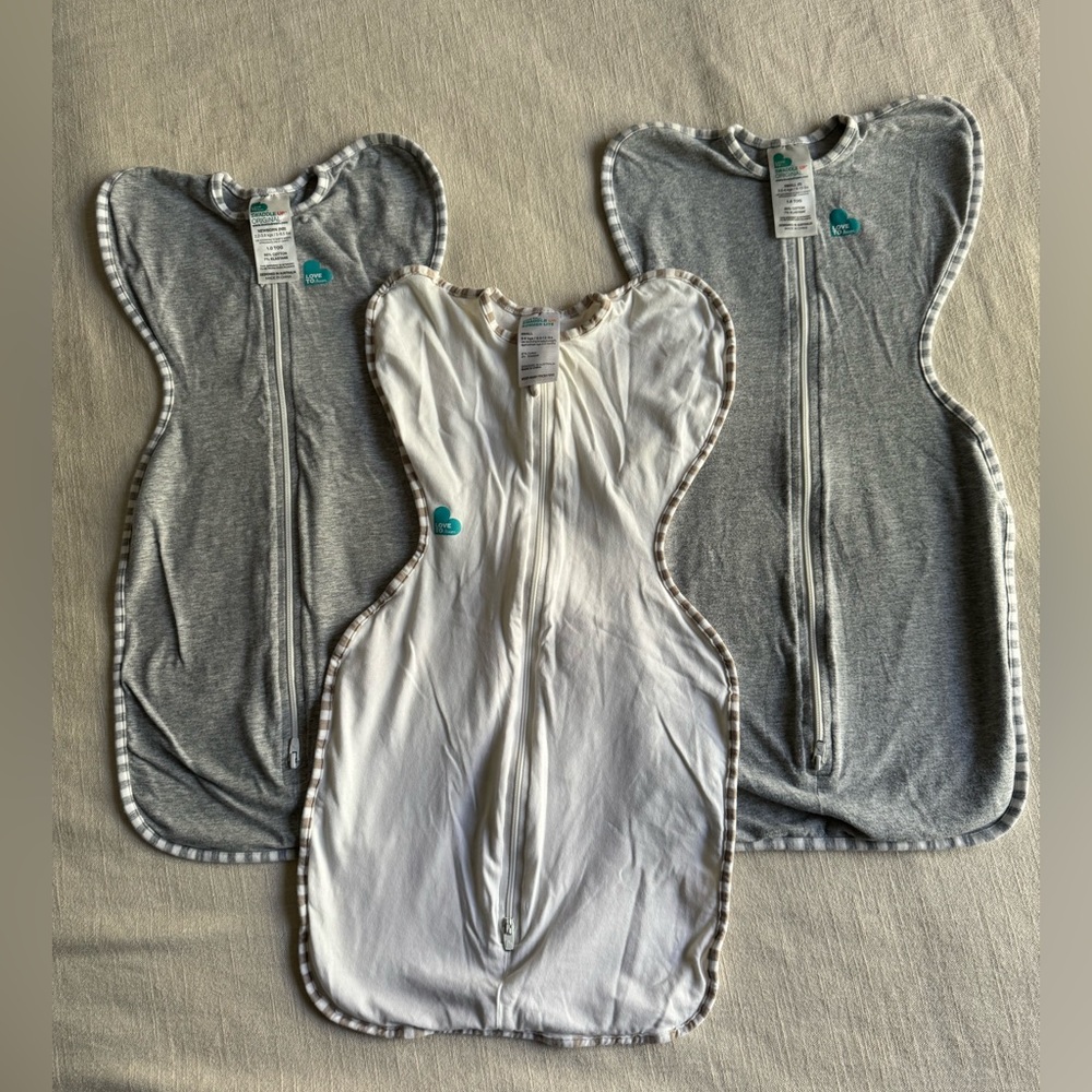 Set of 3 Love to Dream Swaddles